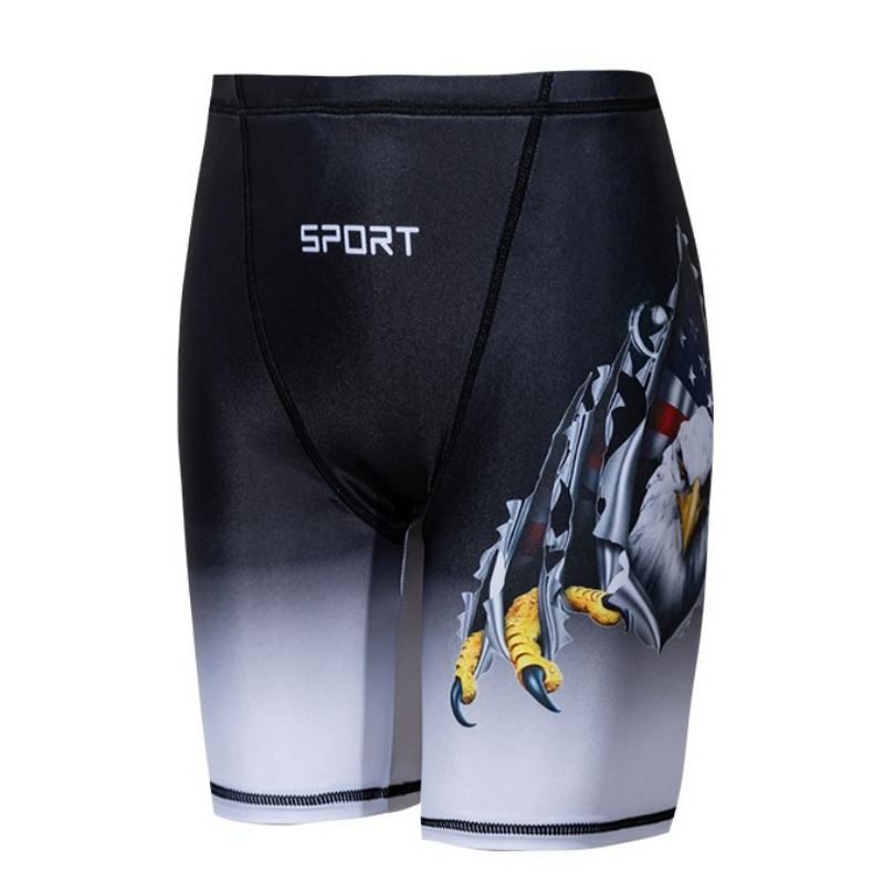 Swim Trunk Quick Dry - 소년용 수영 반바지 만화 캐릭터 고탄력