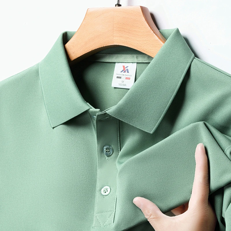 남성 패션 솔리드 반팔 폴로 셔츠 여름 통기성 편안한  - Polo Shirt Pique 리뷰 및 가격
