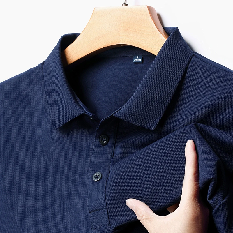 남성 패션 솔리드 반팔 폴로 셔츠 여름 통기성 편안한  - Polo Shirt Pique 리뷰 및 가격