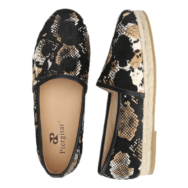 Piegitar 남성용 멀티 컬러 뱀 양각 말털, 클래 - Espadrille Slip On 리뷰 및 가격
