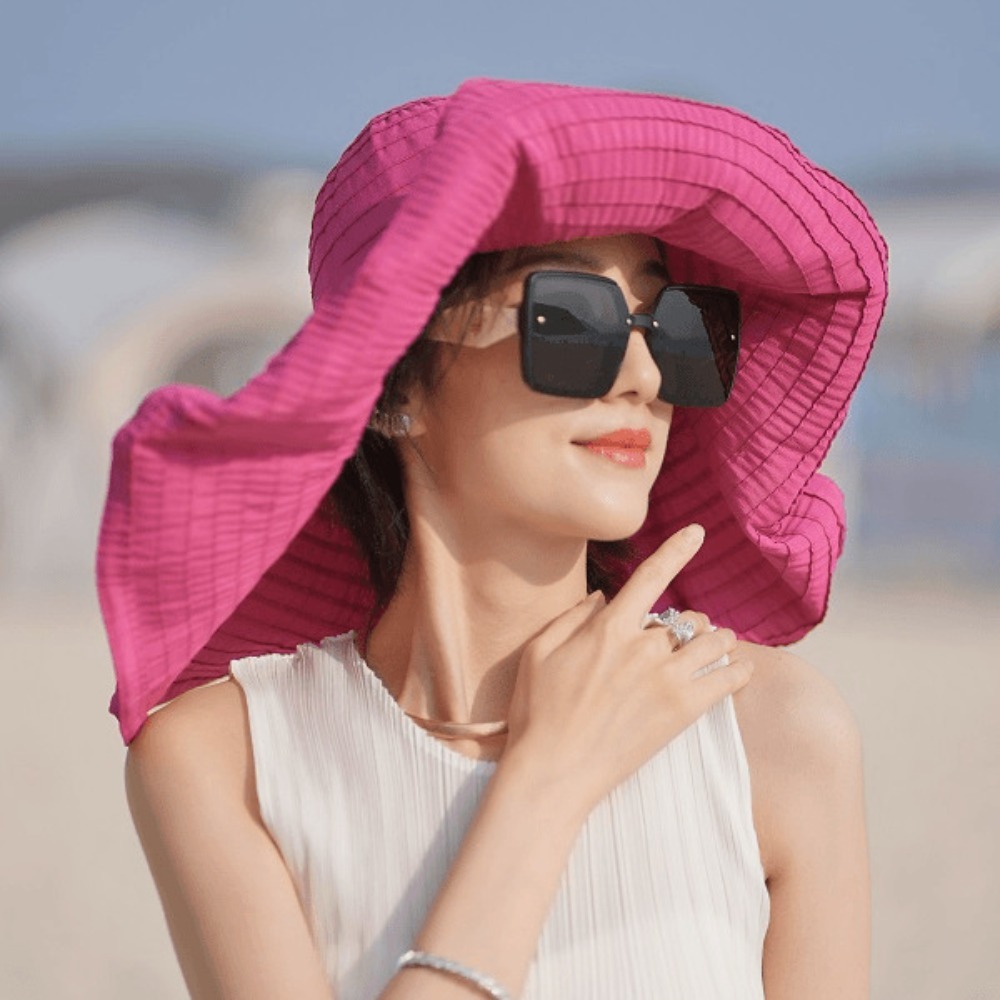 포장 가능한 Bowknot DIY 성형 가능한 와이드  - Packable Hat Nylon 리뷰 및 가격