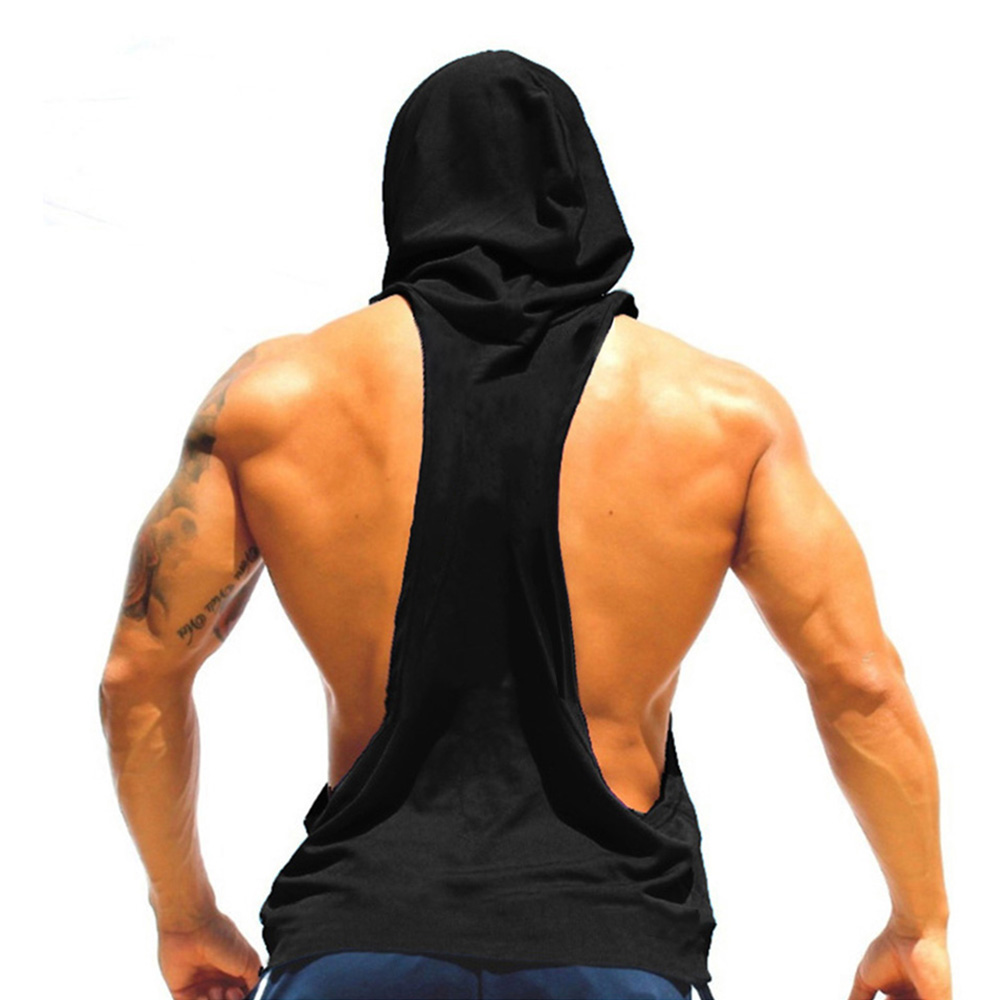 남성용 보디 빌딩 후드 탱크 탑, 면 민소매 조끼, 가 - Tank Top Muscle 리뷰 및 가격
