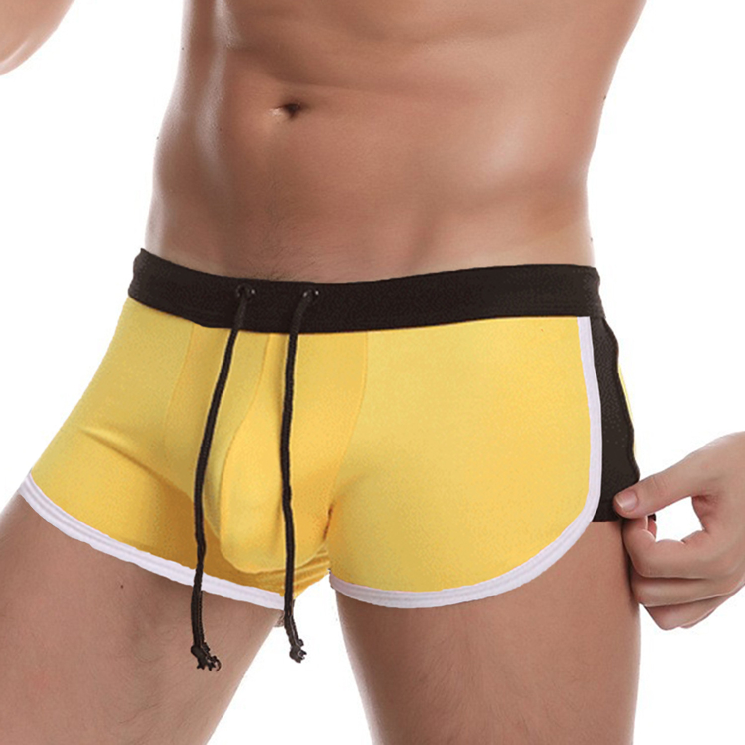 남성용 드로스트링 플랫 앵글 수영 반바지, 속건성 비치 - Swim Trunk Quick Dry 리뷰 및 가격