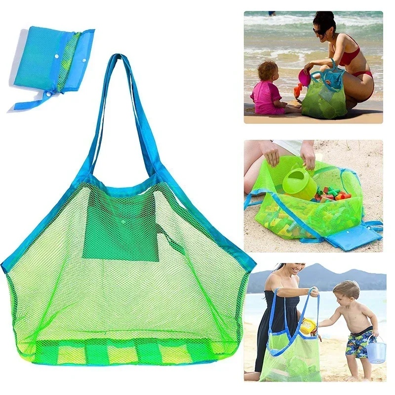 어린이 휴대용 메쉬 가방, 아동 목욕 장난감 보관 가방 - Beach Towel Large 리뷰 및 가격
